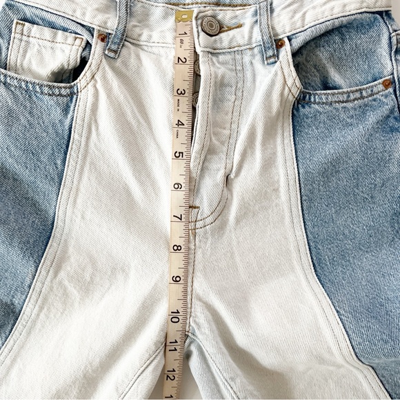 PACSUN Jeans Pants Women’s Size 24 Blue High Rise Straight Leg Button Closure - Picture 13 of 14